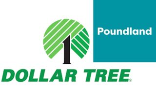 Dollar Tree and Poundland logos