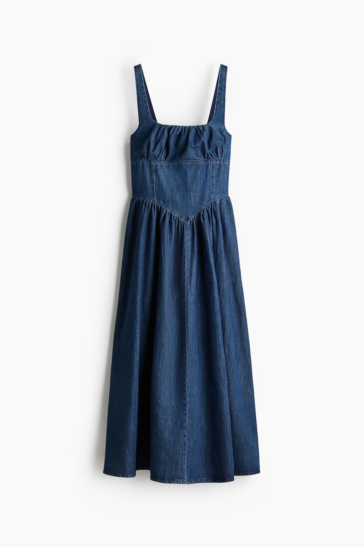 H&amp;amp;M, Denim Midi Dress