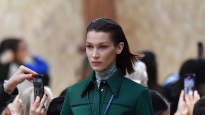  Bella Hadid walks the runway during the Lacoste as part of the Paris Fashion Week Womenswear Fall/Winter 2020/2021