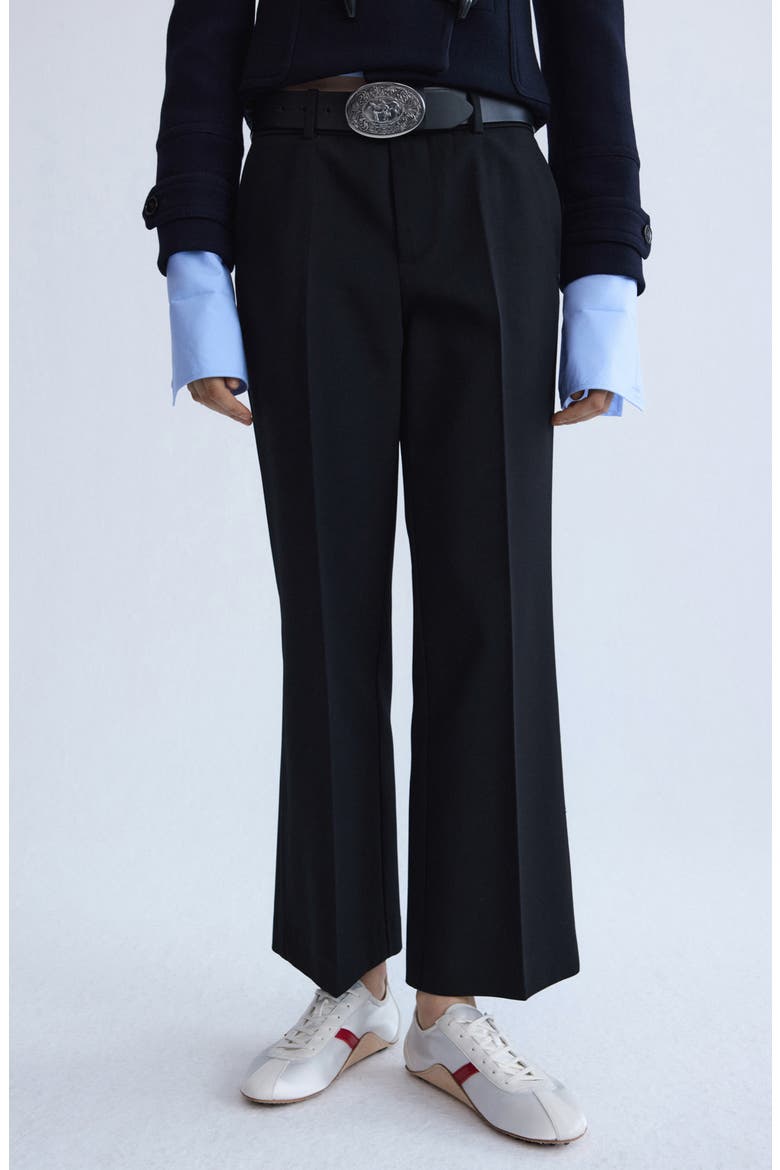 Low Rise Cropped Trousers