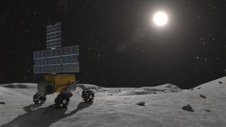 The Mobile Power Rover 1 will supply electricity to robots exploring permanently shadowed craters around the lunar south pole.