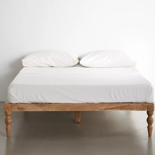 Bohemian Wooden Platform Bed