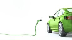 Green electric vehicle with charger