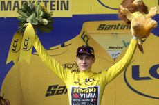 Jonas Vingegaard after stage 20 of the 2023 Tour de France