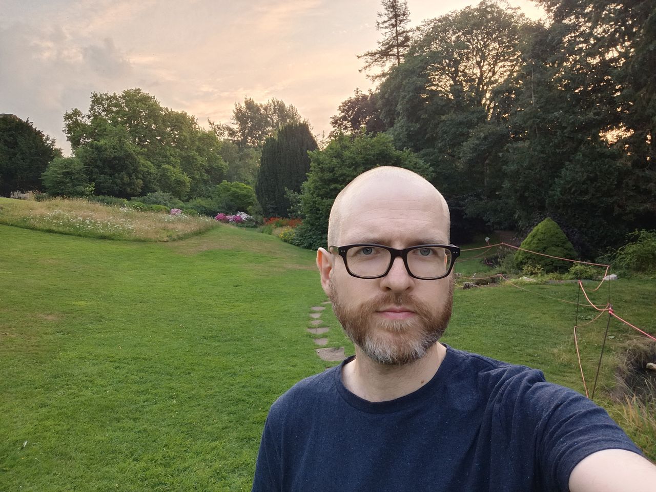 An outdoor selfie