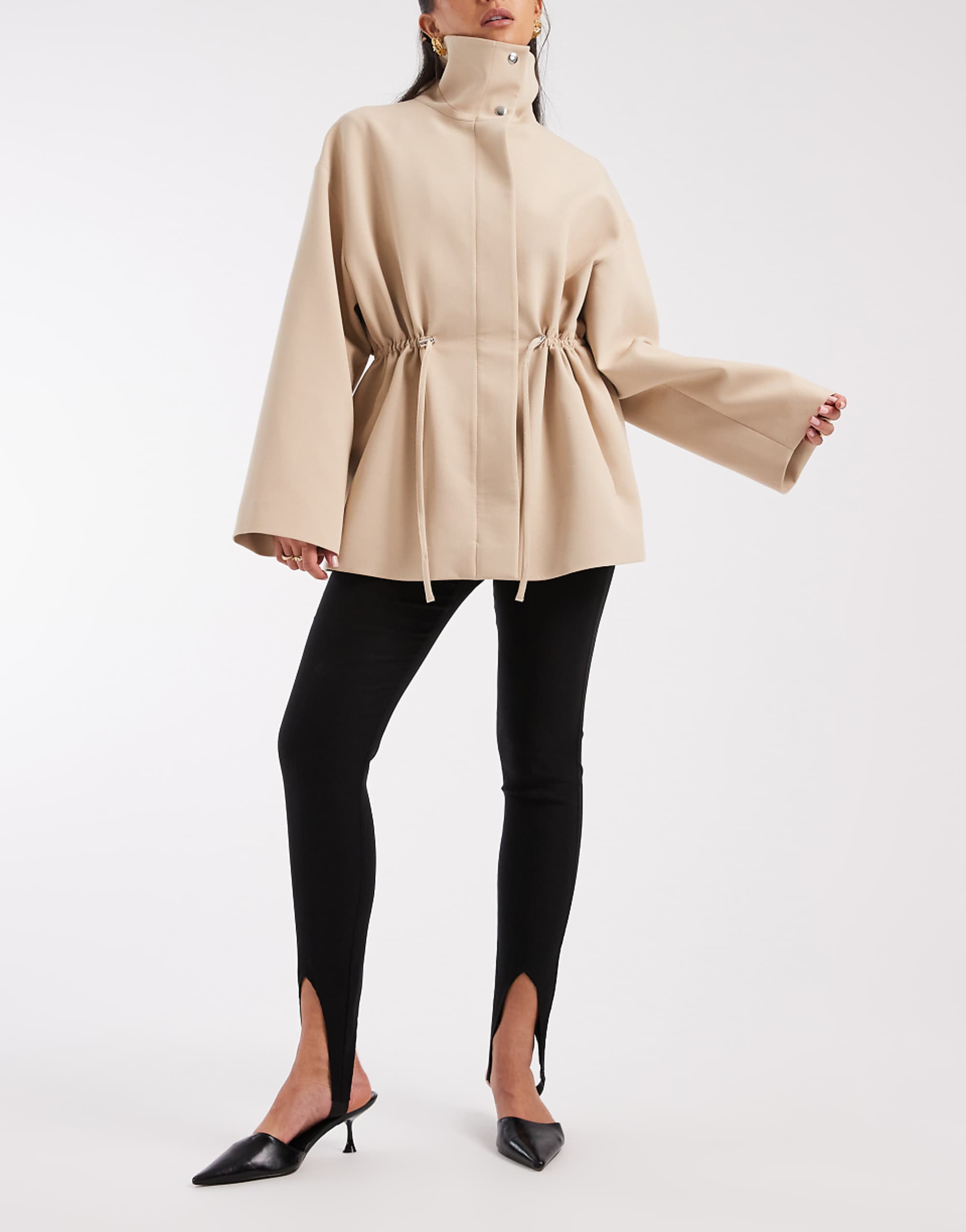 Asos Design Tailored Slim Straight Jodhpur in Black