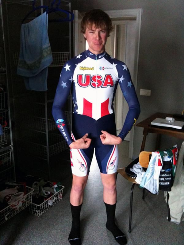 Josh Berry trying way too hard in the skinsuit.