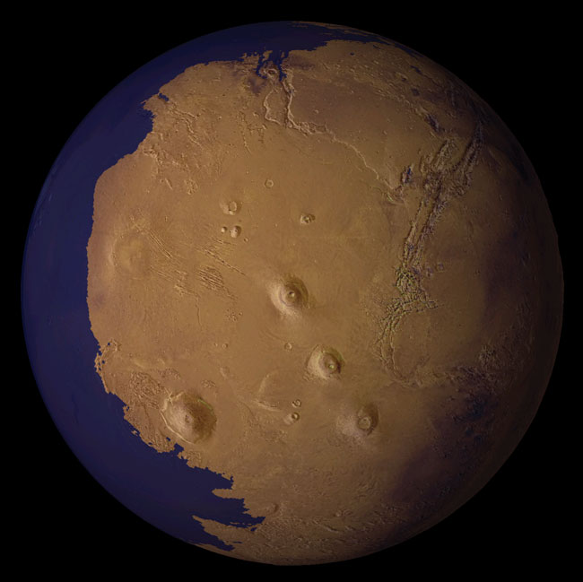 Mystery Solved: Mars Had Large Oceans