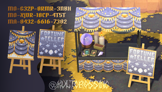 Animal Crossing: fortune teller stall
