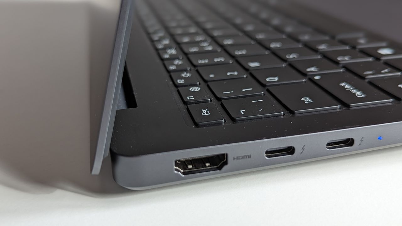 The Galaxy Book3 Ultra on a desk