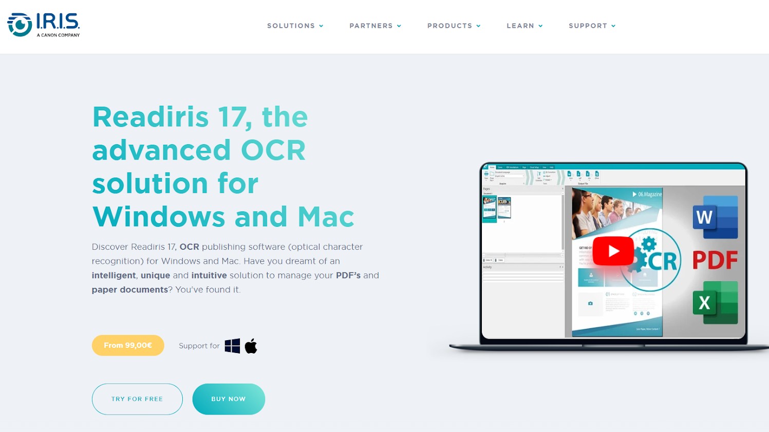 Readiris 17 OCR software