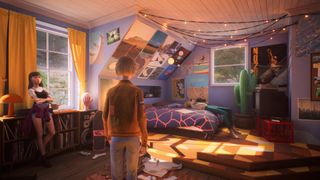 A screenshot from the game Mixtape