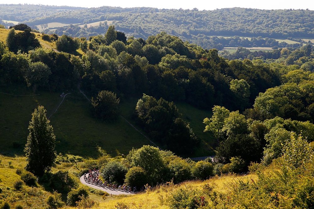 The scenic views during RideLondon