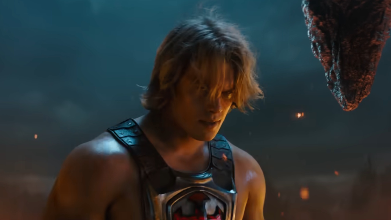 Nicholas Galitzine as Adam Glenn / He-Man in the Masters of the Universe trailer.