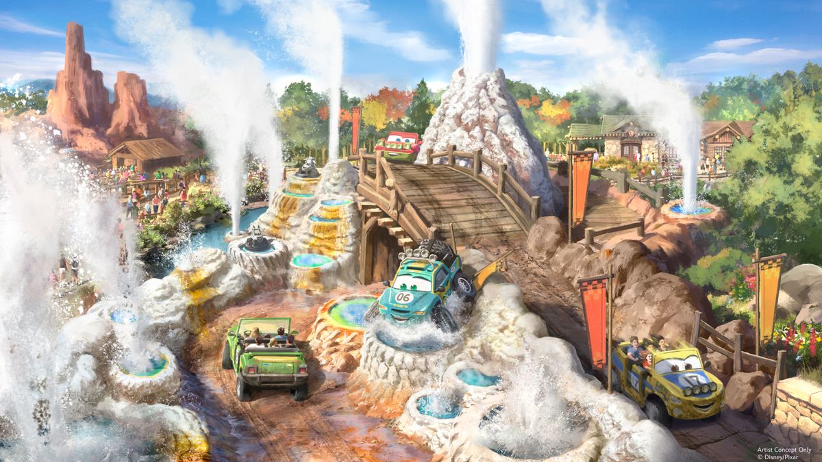 Cars Ridge Run Rally at Magic Kingdom, Concept Art