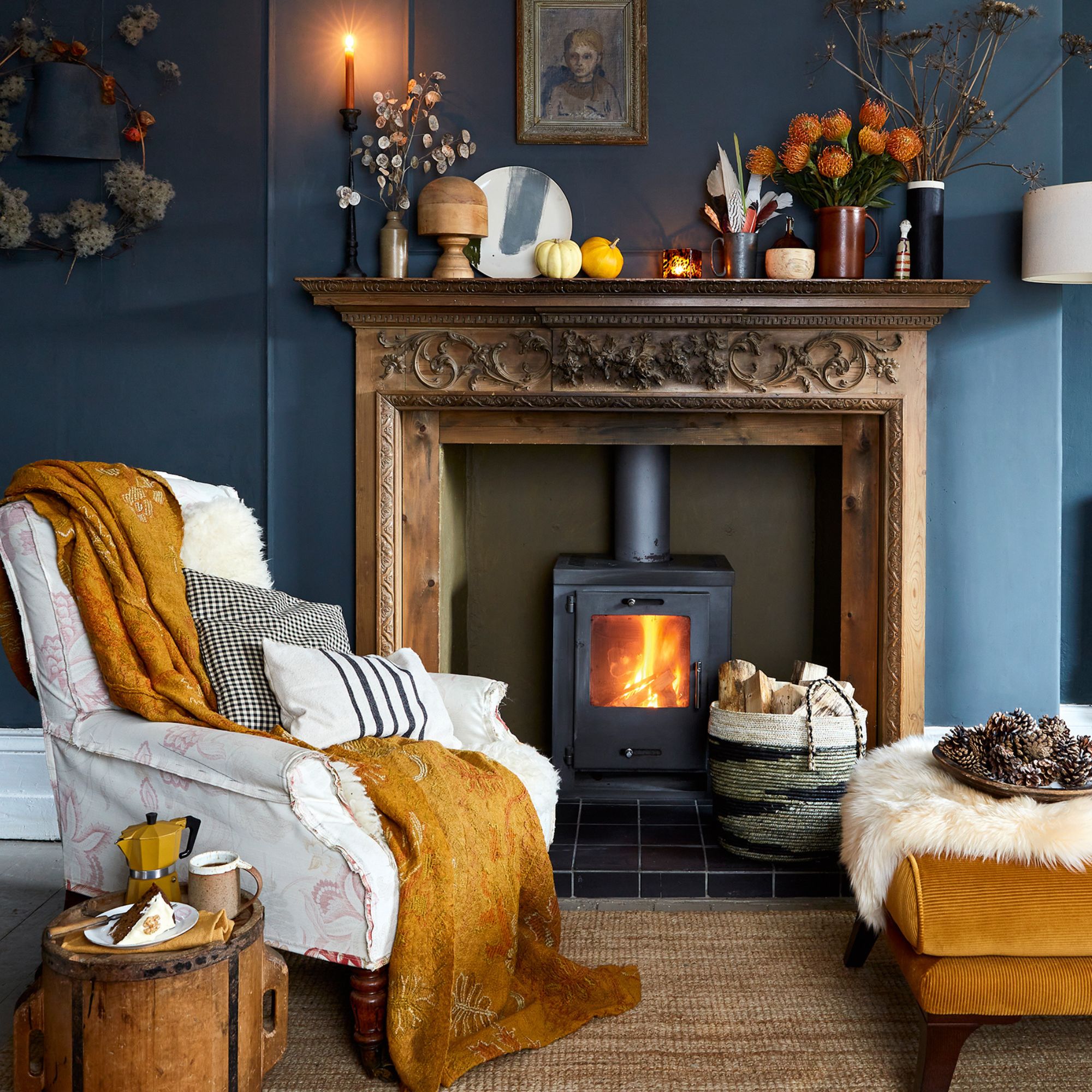Living Room With Fireplace Interior Design Ideas Infoupdate