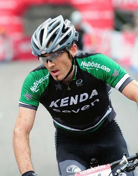 Michael Broderick (Kenda-Seven-No Tubes) with one lap to go