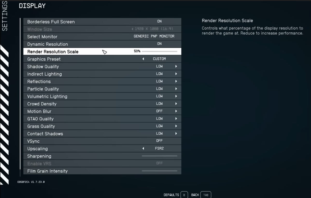 Starfield on AMD's desktop APUs