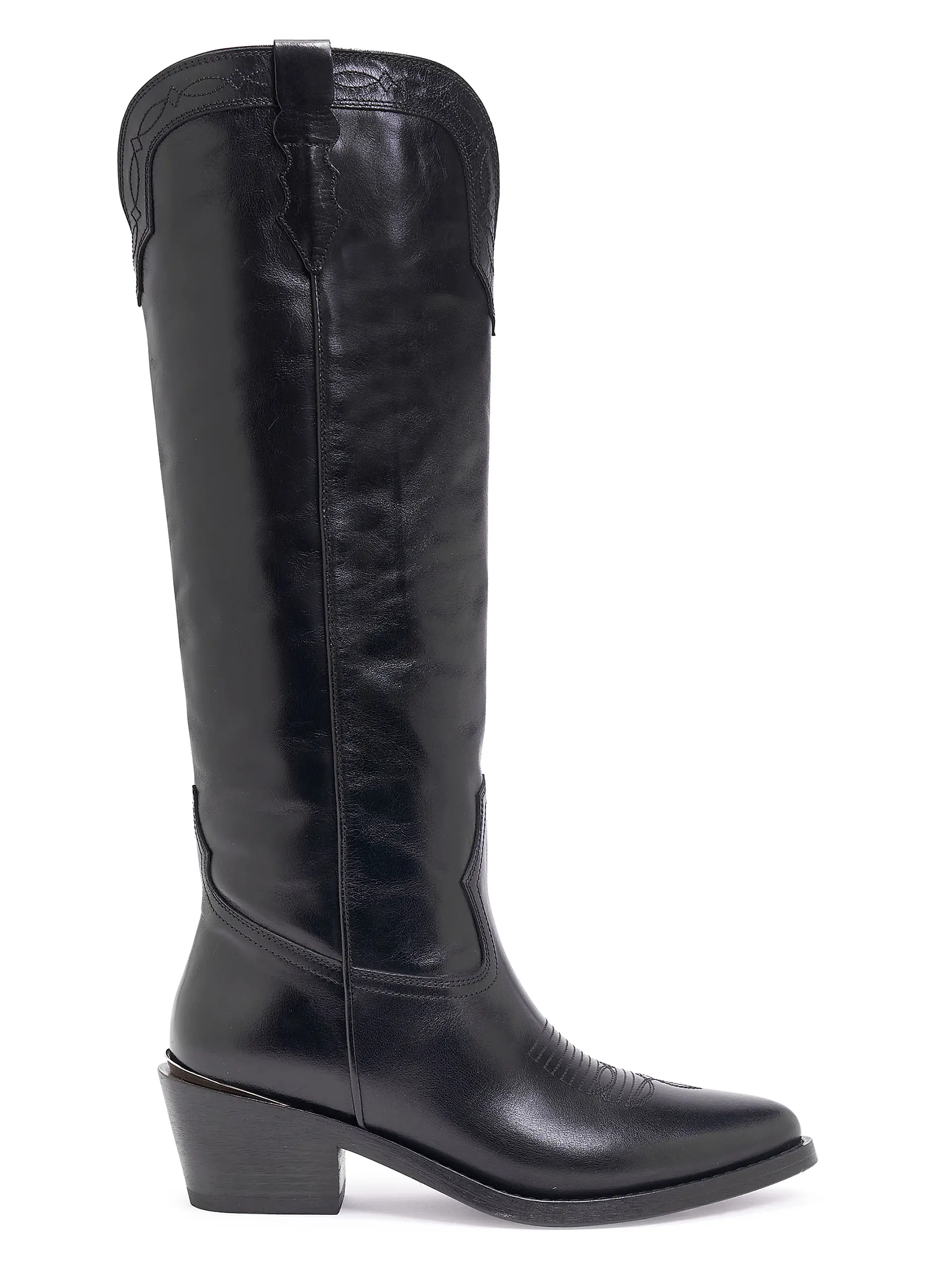 Selena 55mm Leather Knee-High Boots