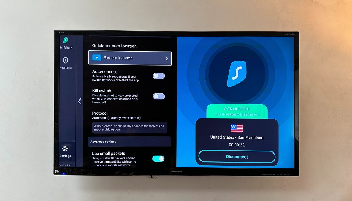 Surfshark VPN setup on a Fire Stick