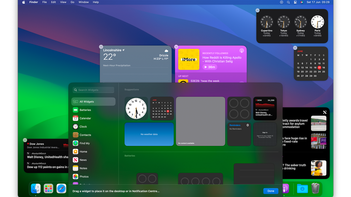 How to (finally) place and edit widgets on your Mac's desktop with ...