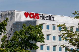 CVS health sign on a white building