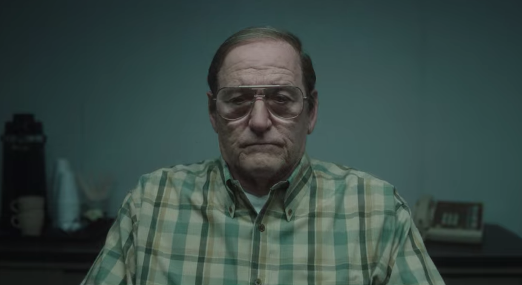 Richard Jenkins appears as Jeffrey's dad Lionel Dahmer