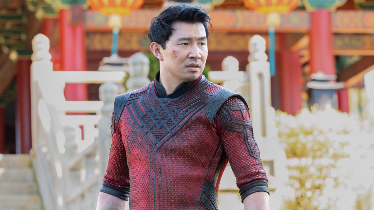 Shang-Chi (Simu Liu) confronts his father in Shang-Chi and the Legend of the Ten Rings