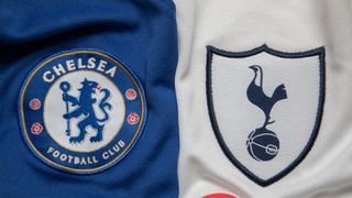 The Logo of Chelsea and Tottenham Hotspur on Football Jerseys