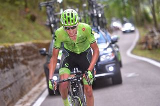 Joe Dombrowski (Cannondale) dancing on the pedals