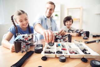 STEM toys are great gifts and a great opportunity to bond with your child too. 