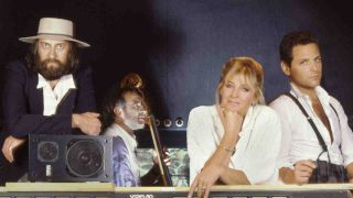 Fleetwood Mac posing for a photograph in 1986