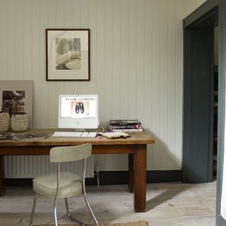 cosy georgian cottage house tour hallway home office
