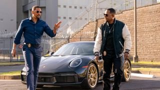 (L-R) Will Smith as Mike Lowrey and Martin Lawrence as Marcus Burnett in "Bad Boys: Ride or Die" now streaming on Netflix