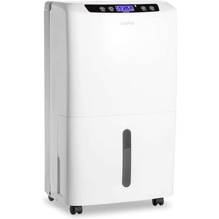 white Waykar dehumidifier on wheels