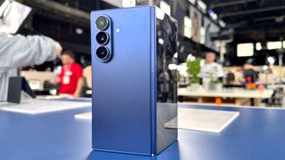 Galaxy Z Fold 7 shown during Samsung hands on event