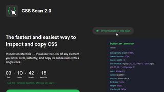 Chrome extensions: CSS Scan 2.0