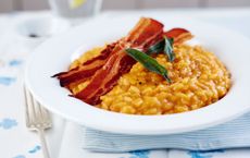 Squash risotto with crispy sage, low calorie meals