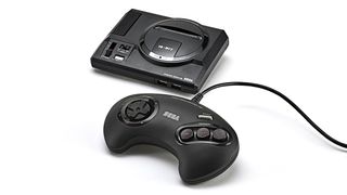 Best retro game consoles; a Sega mega drive mini