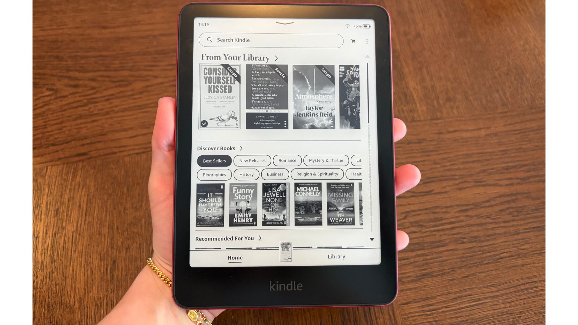 Kindle Paperwhite Signature Pink