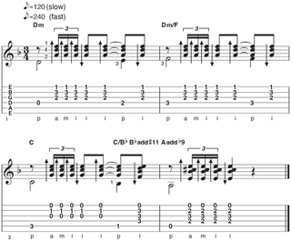 rasgueado lesson example 5