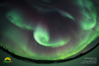 Aurora Over Yellowknife, NWT, Canada, Dec. 9, 2013