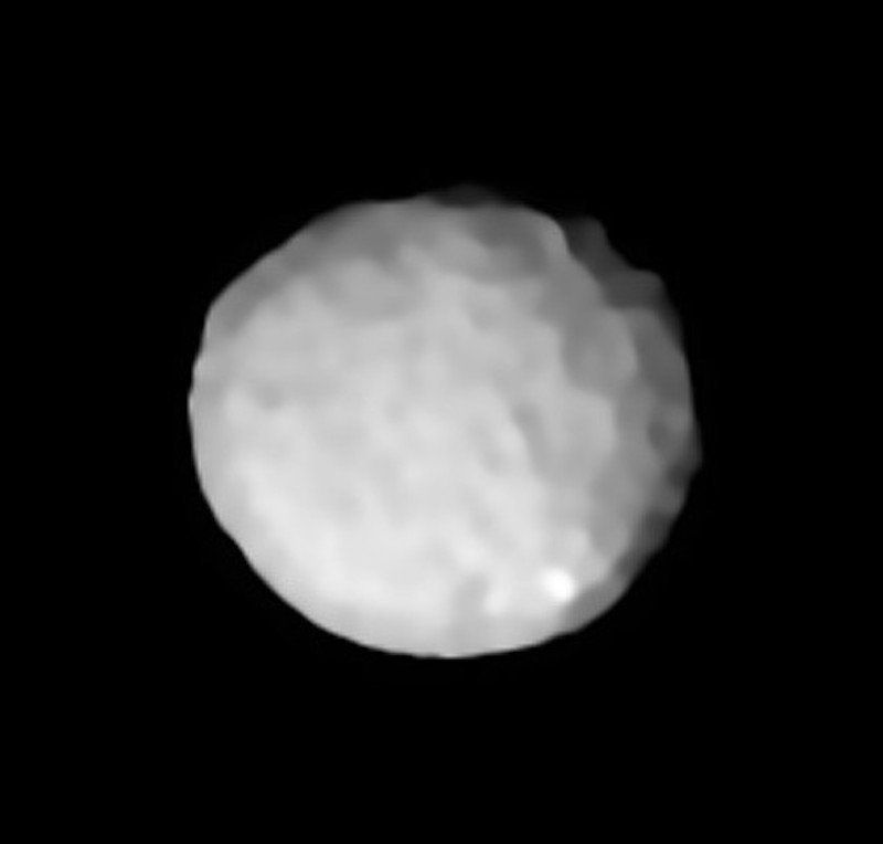 An image of the asteroid Pallas captured by the European Southern Observatory&#039;s Very Large Telescope.