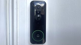 Yale Smart Video Doorbell mounted beside door