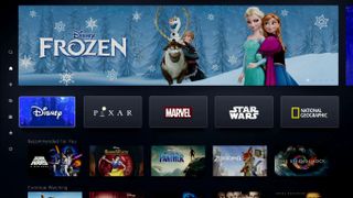 Disney+ Home Screen Frozen Banner
