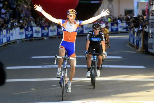 Bauke Mollema (Rabobank Cycling Team) thought he'd won