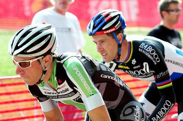 Jeremy Powers followed by former world champion Erwin Vervecken.