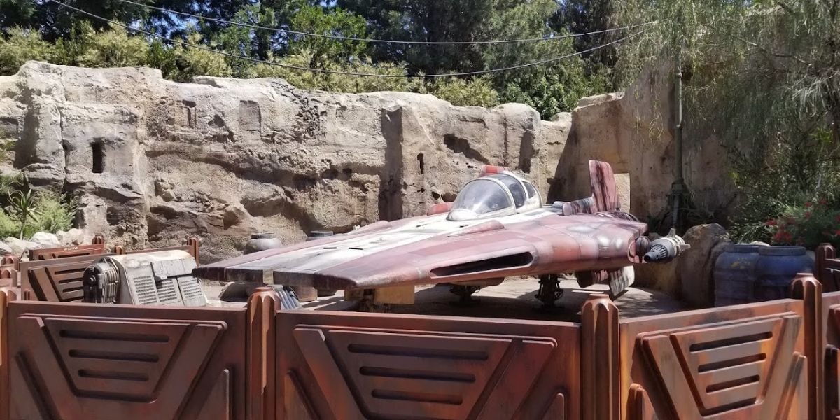 A-Wing at Star Wars: Galaxy&#039;s Edge