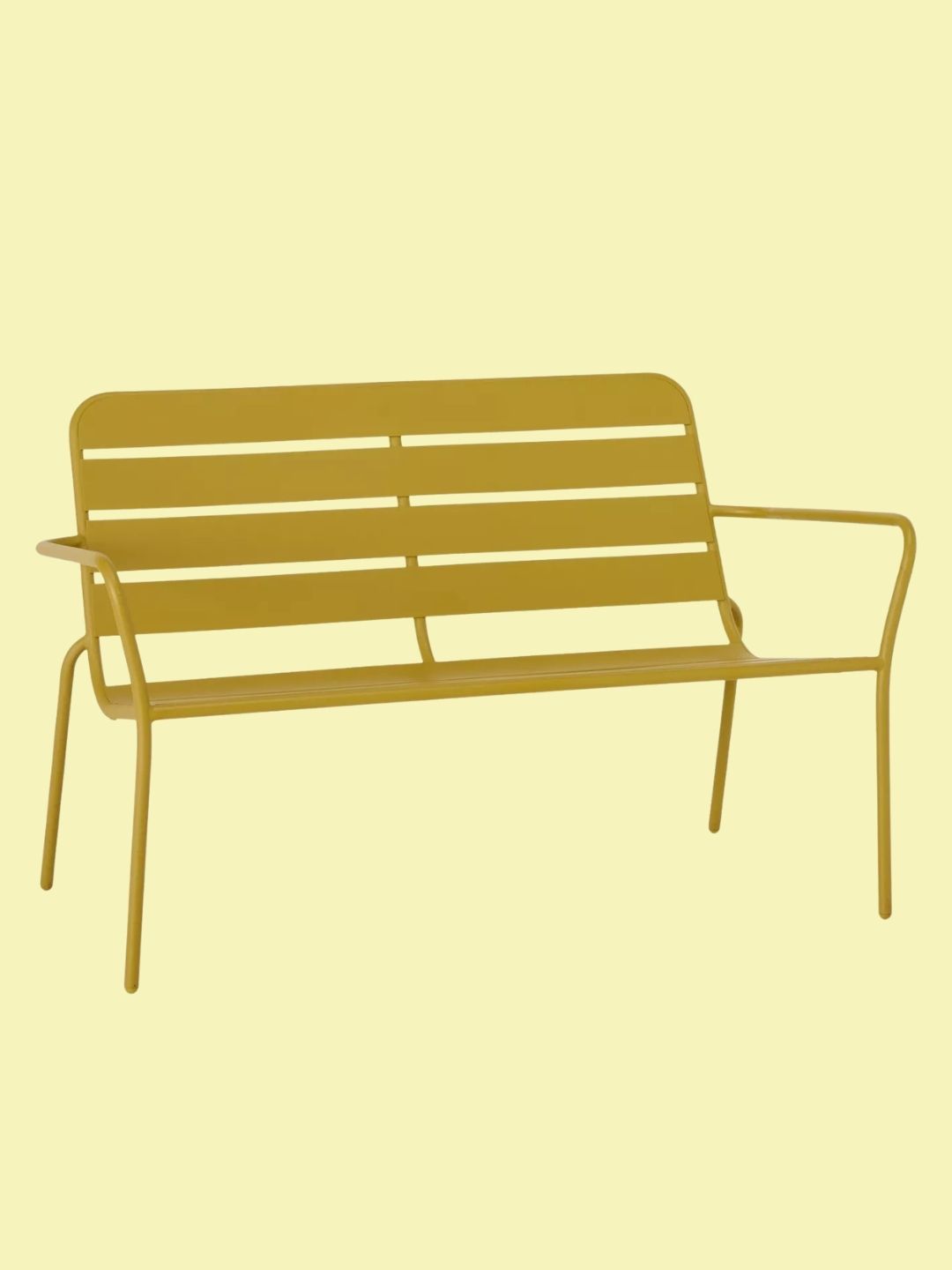 John Lewis, 2-Seater Metal Garden Bench