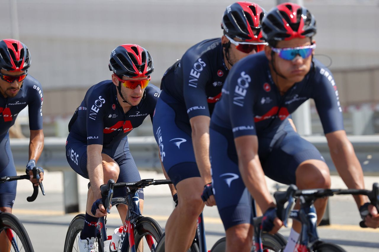 UAE Tour 2021 3rd Edition 6th stage Deira Island Palm Jumeirah 165 km 26022021 Adam Yates GBR Ineos Grenadiers photo Luca BettiniBettiniPhoto2021